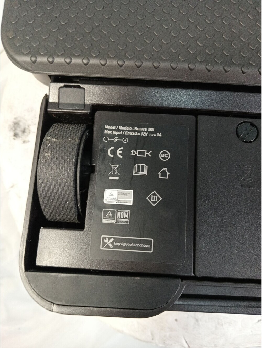iRobot Braava 380 Floor Mopping Robot Black Hardwood Cleaner